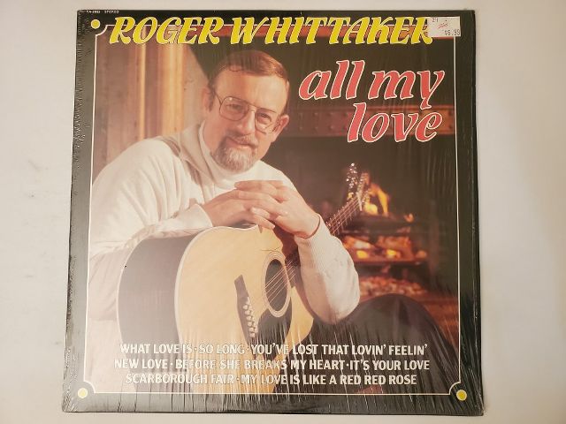 Roger Whittaker All My Love vinyl record