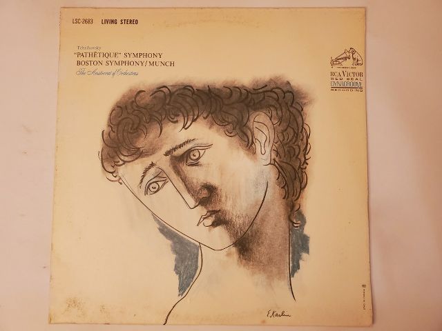 Boston Symphony Orchestra / Charles Munch Tchaikovsky 'Path?tique' Symphony vinyl record