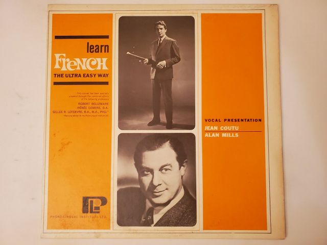 Jean Coutu, Alan Mills Learn French: The Ultra Easy Way vinyl record