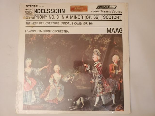London Symphony Orchestra Symphony No. 3 in A Minor (Op. 56) 'Scotch'; The Hebrides Overture (Fingal's Cave) (Op. 26) vinyl record