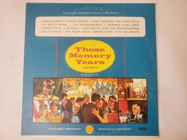 Various Artists Those Memory Years, Volume 2 vinyl record