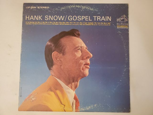 Hank Snow Gospel Train vinyl record