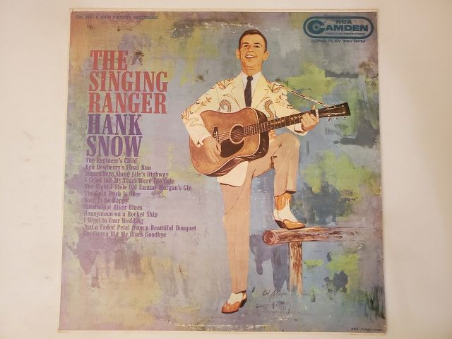 Hank Snow The Singing Ranger vinyl record
