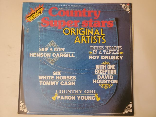 Various Artists Country Superstars Original Artists vinyl record