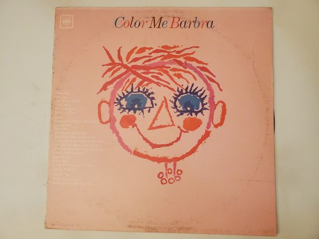 Barbra Streisand Color Me Barbra vinyl record