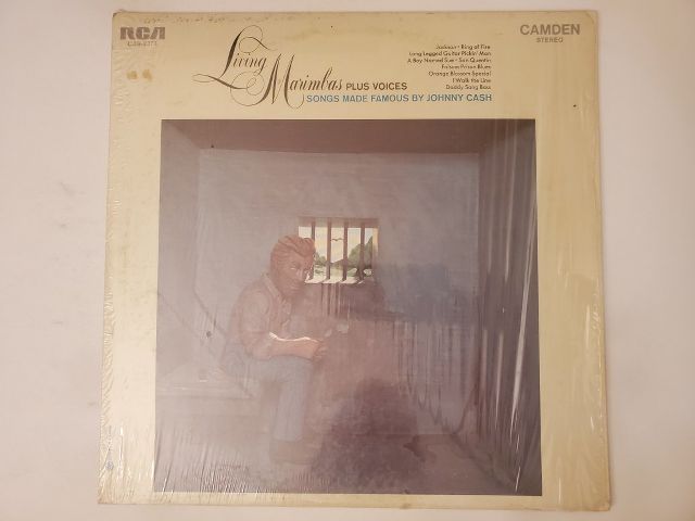 Living Marimbas Plus Voices Songs Made Famous by Johnny Cash vinyl record