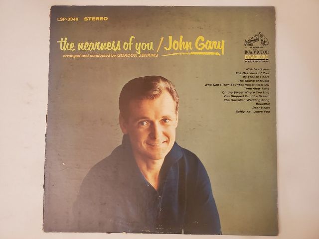 John Gary The Nearness of You vinyl record