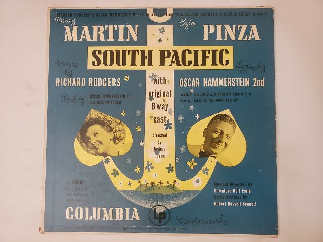Original Broadway Cast South Pacific vinyl record