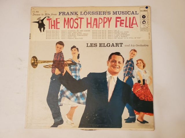 Les Elgart and His Orchestra Dance to Hits from Frank Loesser's Musical The Most Happy Fella vinyl record