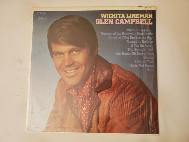 Glen Campbell Wichita Lineman vinyl record