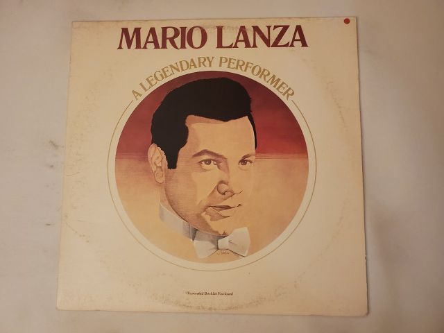 Mario Lanza A Legendary Performer vinyl record