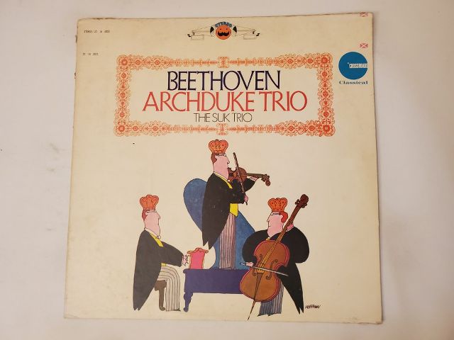 The Suk Trio Beethoven Archduke Trio vinyl record