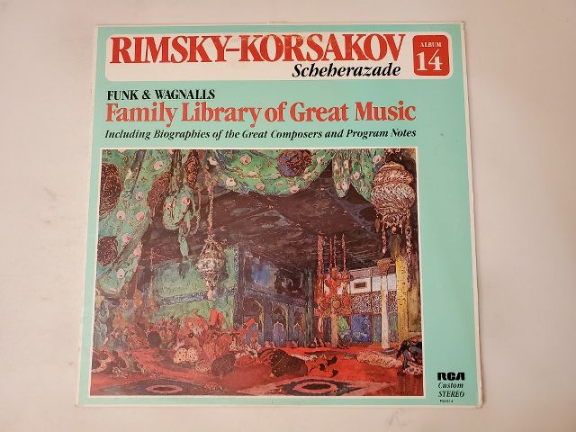 Nikolai Rimsky-Korsakov Scheherazade vinyl record
