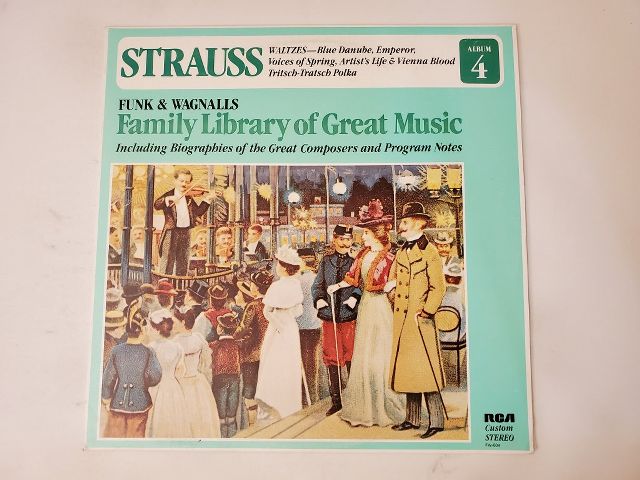Strauss Funk & Wagnalls Family Library of Great Music vinyl record