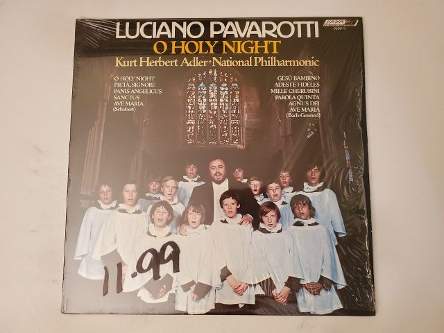 Luciano Pavarotti O Holy Night vinyl record