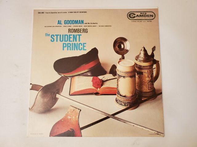 Al Goodman and His Orchestra The Student Prince vinyl record