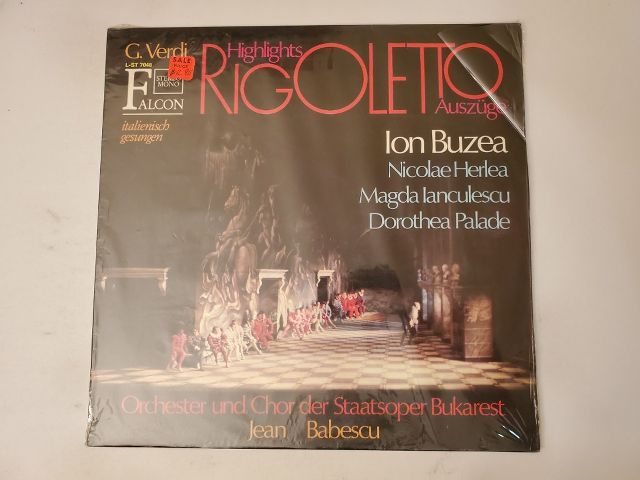 Jean B?descu, Ion Buzea, Nicolae Herlea, Magda Ianculescu, Dorothea Palade Rigoletto Highlights vinyl record