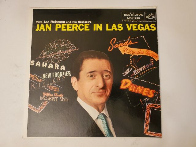 Jan Peerce Jan Peerce in Las Vegas vinyl record
