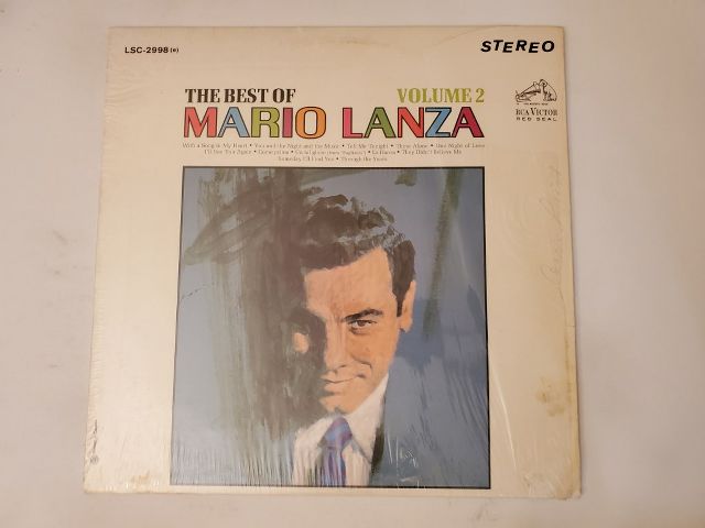 Mario Lanza The Best of Mario Lanza Volume 2 vinyl record