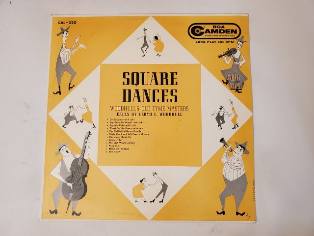 Woodhull's Old Time Masters Square Dances vinyl record