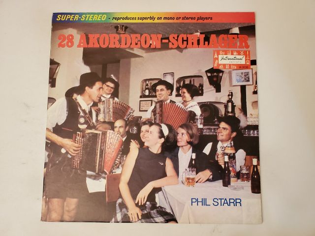 Phil Starr 28 Akkordeon-Schlager vinyl record