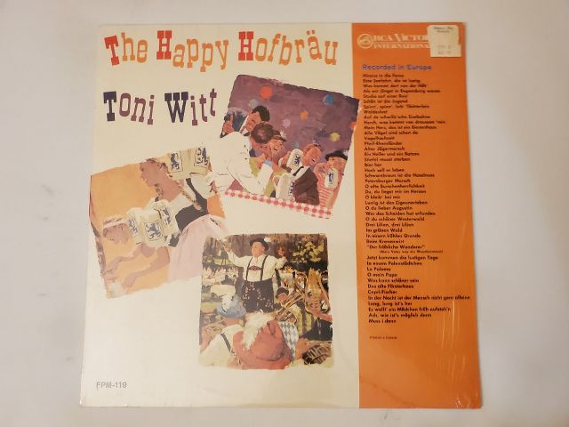 Toni Witt The Happy Hofbr?u vinyl record