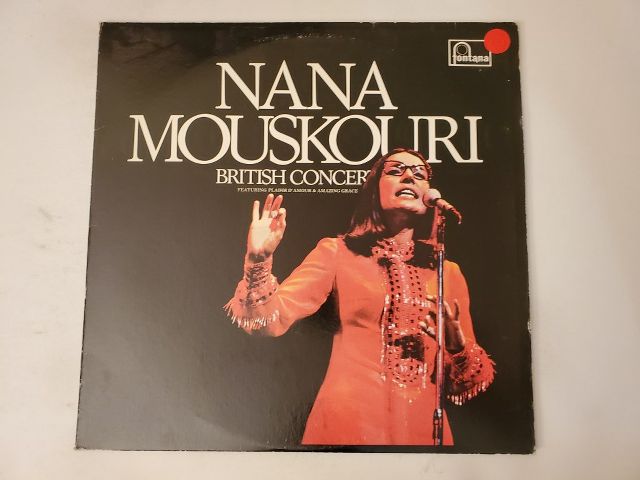 Nana Mouskouri British Concert vinyl record