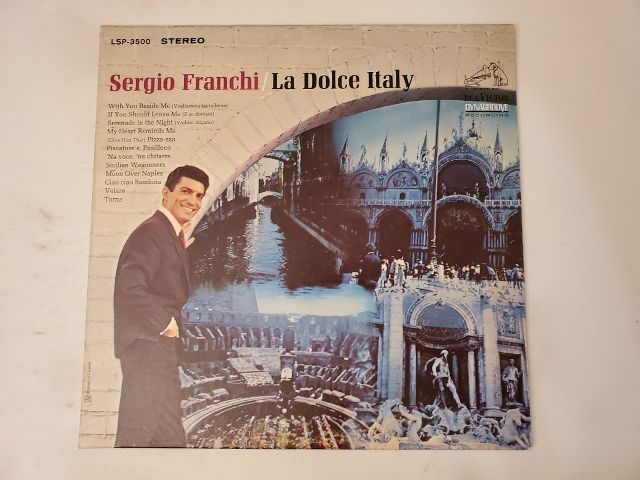 Sergio Franchi La Dolce Italy vinyl record