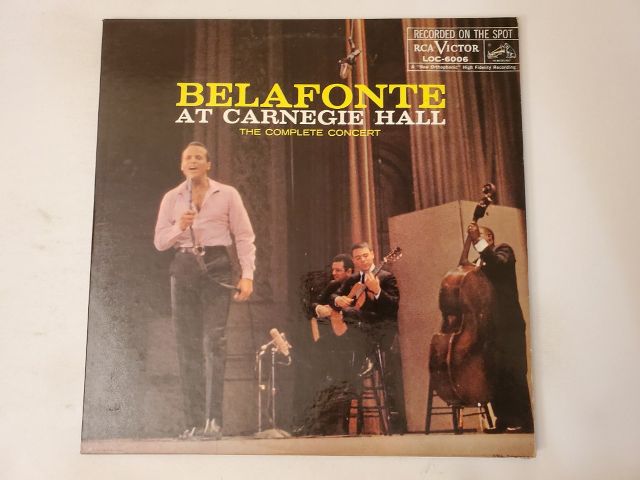 Harry Belafonte Belafonte at Carnegie Hall vinyl record