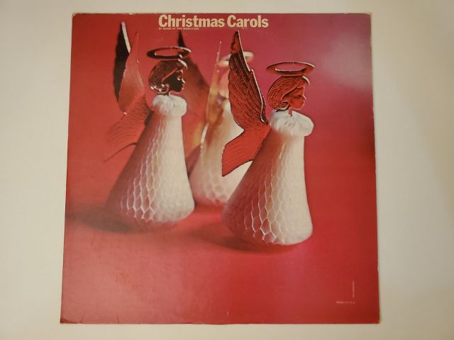 Mann at the Wurlitzer Christmas Carols vinyl record