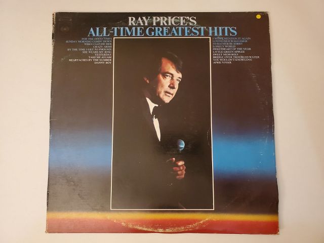 Ray Price All-Time Greatest Hits vinyl record