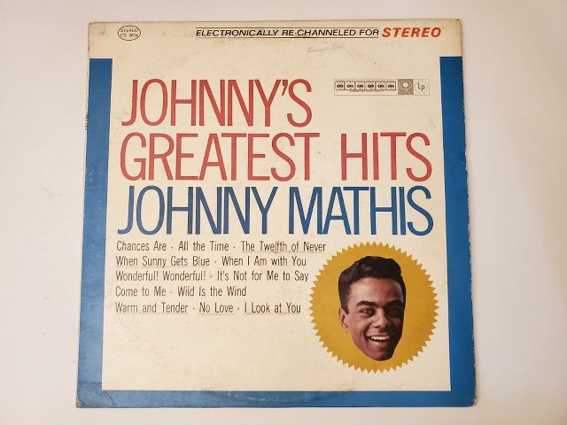 Johnny Mathis Johnny's Greatest Hits vinyl record