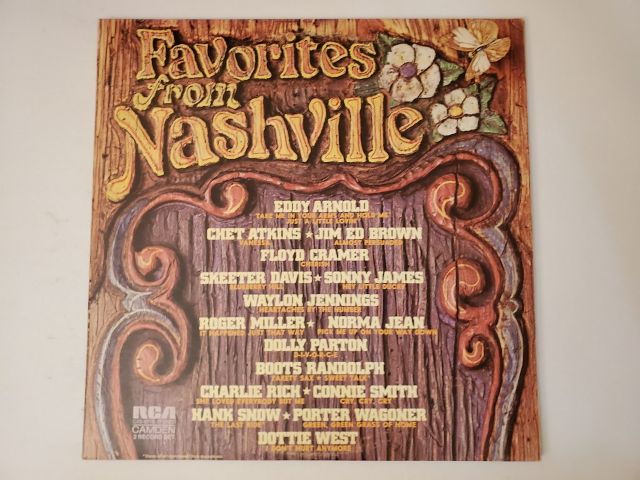 Various Artists Favorites from Nashville vinyl record