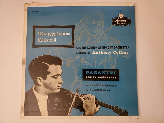 Ruggiero Ricci Paganini Violin Concertos vinyl record