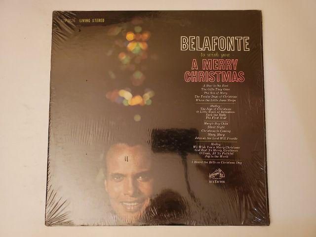 Harry Belafonte To Wish You a Merry Christmas vinyl record
