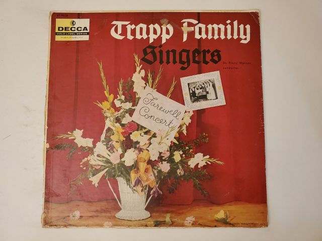 Trapp Family Singers Farewell Concert vinyl record