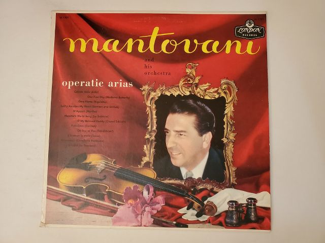 Mantovani and His Orchestra Operatic Arias vinyl record