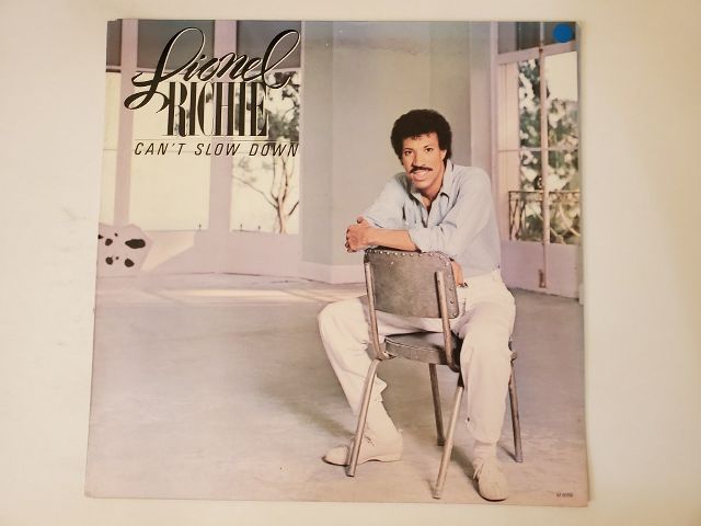 Lionel Richie Can't Slow Down vinyl record