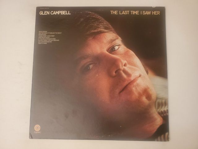 Glen Campbell The Last Time I Saw Her vinyl record