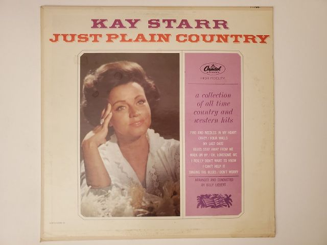 Kay Starr Just Plain Country vinyl record