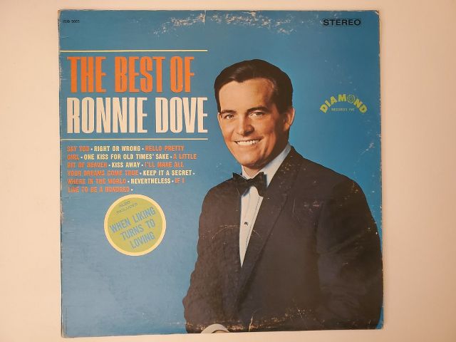 Ronnie Dove The Best of Ronnie Dove vinyl record