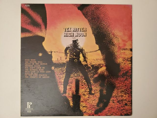 Tex Ritter High Noon vinyl record
