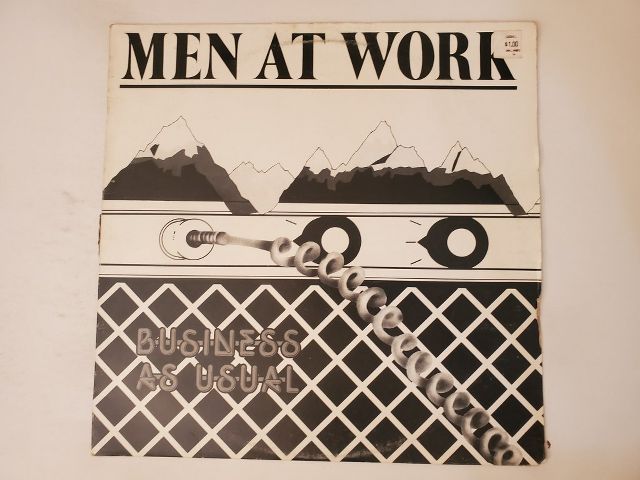 Men at Work Business as Usual vinyl record