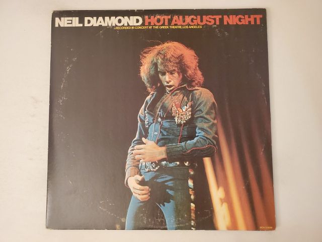 Neil Diamond Hot August Night vinyl record