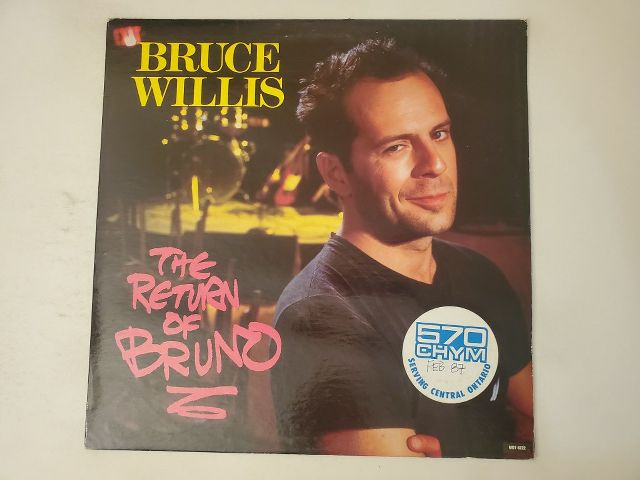 Bruce Willis The Return of Bruno vinyl record