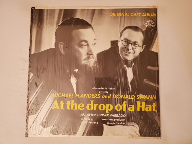 Michael Flanders and Donald Swann At the Drop of a Hat vinyl record
