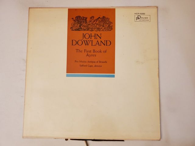 John Dowland The First Book of Ayres vinyl record