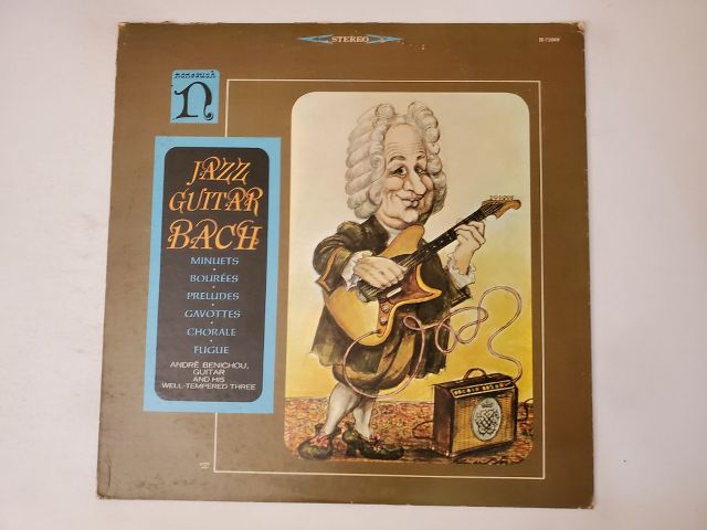 Andr? Benichou and his Well-Tempered Three Jazz Guitar Bach vinyl record