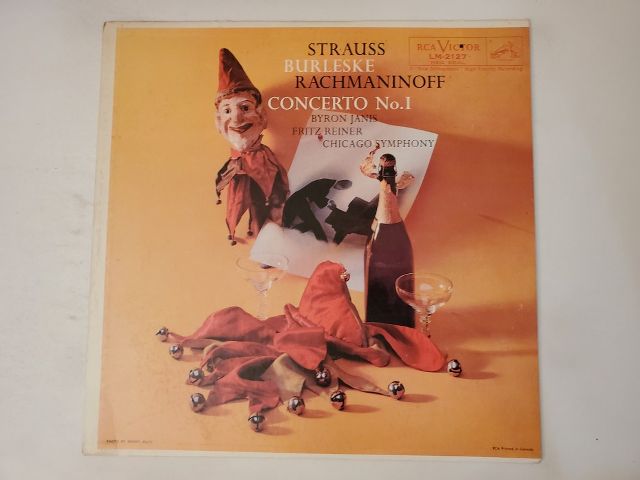 Fritz Reiner, Chicago Symphony Strauss: Burleske / Rachmaninoff: Concerto No. 1 vinyl record