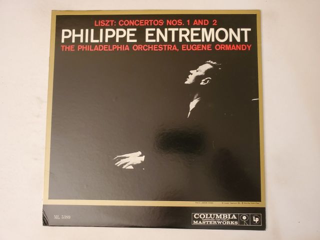 Philippe Entremont Liszt: Concertos Nos. 1 and 2 vinyl record